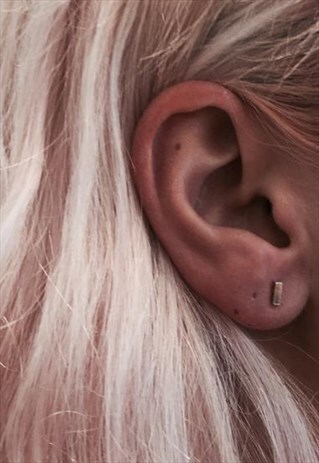 SILVER BAR STUD SMALL