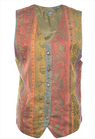 VINTAGE BEYOND RETRO LIZ WEAR PAISLEY PRINT MULTI-COLOUR 199