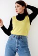 HOBBS 90S VINTAGE FINE KNIT VEST TOP SWEATER JUMPER VEST