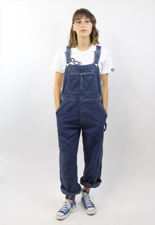 VINTAGE DENIM BLUE 90S DUNGAREES