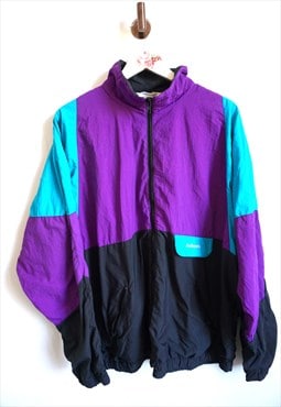 Vintage Windbreaker Jacket Sweatshirt Tracksuit Sport Top