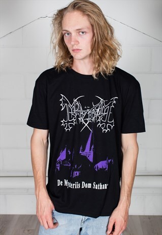 MAYHEM DE MYSTERIIS DOM SATHANAS UNISEX T-SHIRT