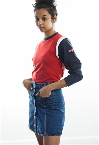 VINTAGE TOMMY HILFIGER LOGO T-SHIRT 90S S 7.3