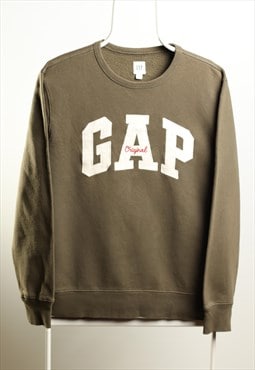 Vintage Gap Crewneck Spell out Logo Sweatshirt Green