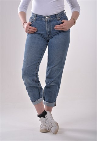 LEVI'S LIGHT BLUE HIGH WAISTED DENIM JEANS
