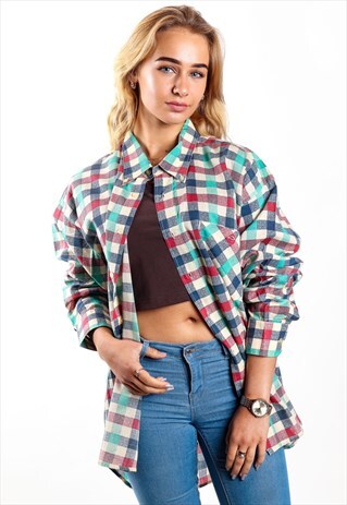 VINTAGE CHECKERED SHIRT S674