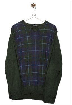 George Classics Sweater Checkered Pattern Green