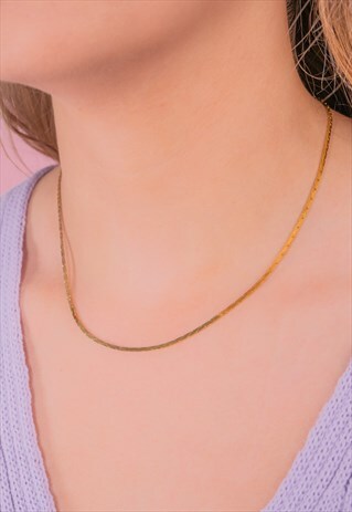 VINTAGE THIN GOLD TONE CHAIN