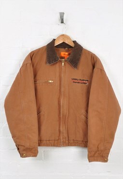 Vintage Workwear Detroit Jacket Tan Medium