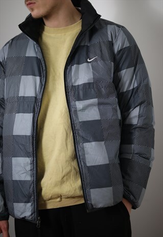 VINTAGE NIKE PUFFER PADDED REVERSIBLE COAT