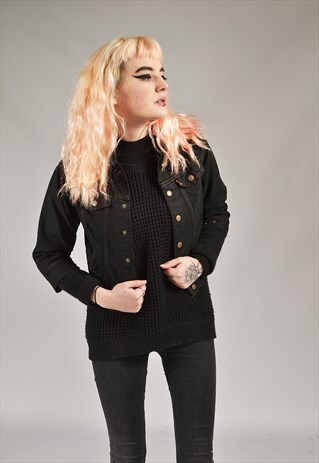 VINTAGE LEVI'S BLACK DENIM JACKET