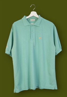 Vintage Lacoste Polo 90 in Blue XL