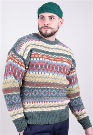 VINTAGE RETRO WOOL JUMPER
