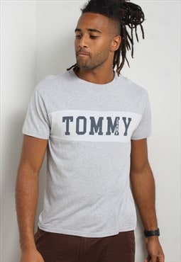 Vintage Tommy Hilfiger Logo T-Shirt Grey