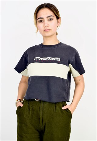 VINTAGE 90'S REEBOK SWEATSHIRT CROP TOP