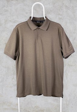 Brown Rohan Polo Shirt Short Sleeve Medium
