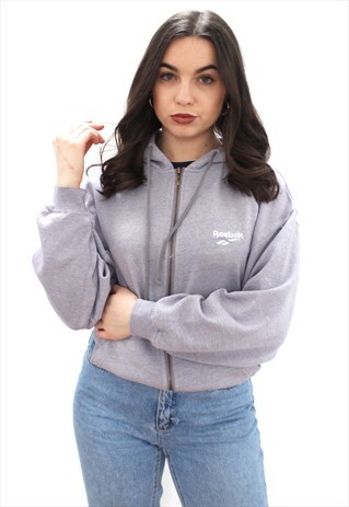 90'S RETRO GREY HOODIE