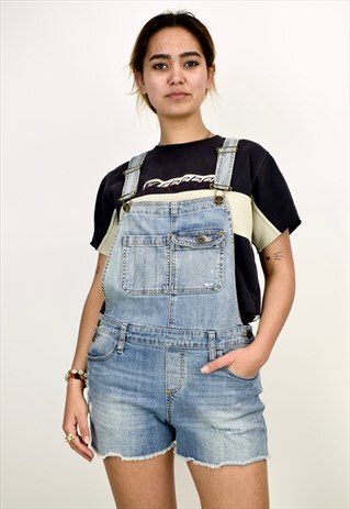 VINTAGE 90'S DENIM DUNGAREES