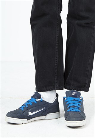 VINTAGE BLUE NIKE SUEDE TRAINERS