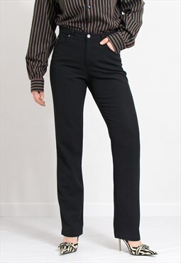 Armani Jeans vintage black pants women size L