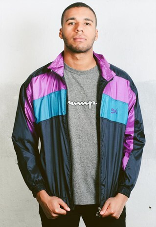 VINTAGE BOLD PUMA SHELL JACKET