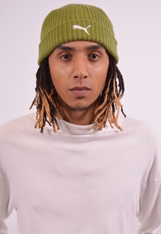 VINTAGE PUMA HAT KHAKI