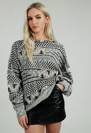 90S HUGO BOSS COSBY STYLE KNIT JUMPER