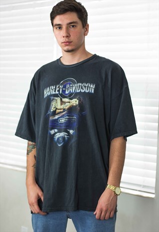 VINTAGE HARLEY DAVIDSON T-SHIRT LOGO X 10.8