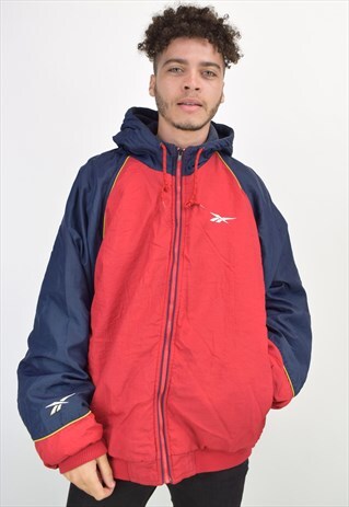 VINTAGE 90'S REVERSIBLE REEBOK FESTIVAL JACKET