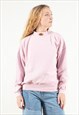 Vintage 90's Mock Neck Pink Sweatshirt