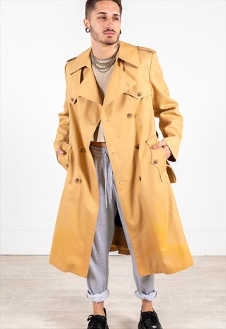 VINTAGE 80S ORIGINAL CHRISTIAN DIOR TRENCH / S7487