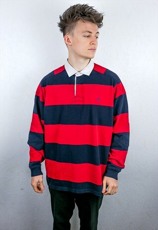 VINTAGE RALPH LAUREN RUGBY POLO SHIRT