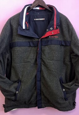 Vintage 00s Y2K Tommy Hilfiger men reversible jacket