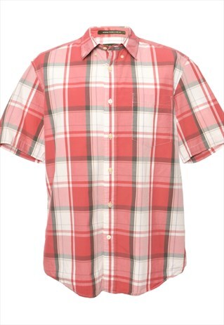 VINTAGE EDDIE BAUER CHECKED SHIRT - M