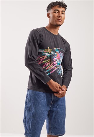 VINTAGE 1990 COLORADO GRAPHIC LONG SLEEVED TOP