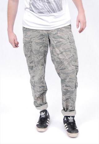 VINTAGE CAMO CAMOUFLAGE TROUSERS