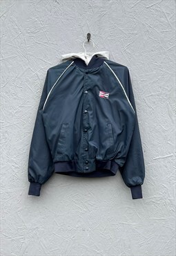 Swingster Navy Varsity Jacket 
