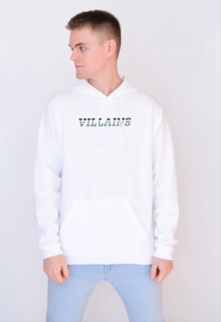 WHITE VILLAINS STRIPED (GREEN) HOODIE