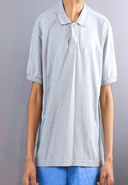 vintage grey slazenger polo Shirt