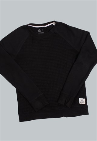 black reebok jumper