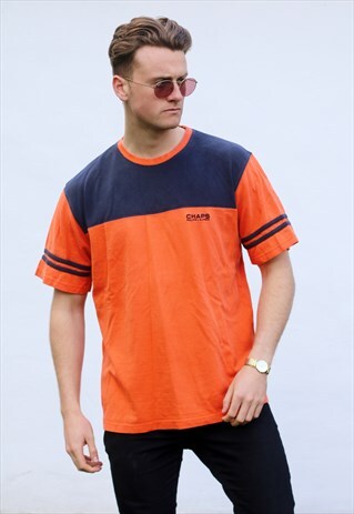 RALPH LAUREN CHAPS USA RETRO T SHIRT
