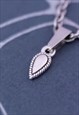 CRW SILVER WATER DROP CHARM NECKLACE 