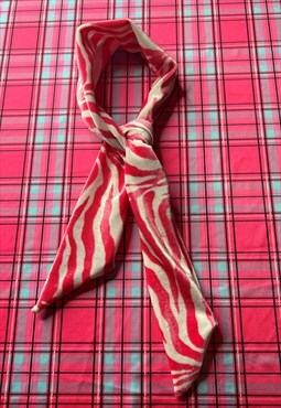 Pink Zebra Scarf