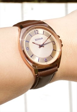Classic Rose Gold Watch (Japan import)