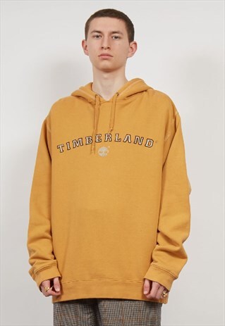 VINTAGE 90'S TIMBERLAND MUSTARD HOODIE