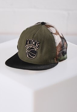 Vintage New Era Knicks Cap in Green NBA Summer Snapback Hat