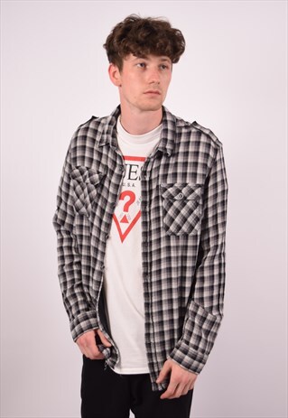 VINTAGE CONVERSE SHIRT CHECK GREY