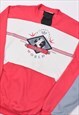 RARE VINTAGE 90S ADIDAS COLOUR BLOCK PANEL SWEATSHIRT