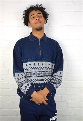 VINTAGE 90'S 1/4 ZIP SWEATSHIRT