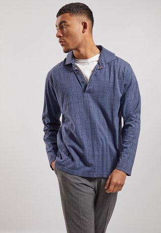 VINTAGE TOMMY HILFIGER LONG SLEEVE POLO TOP